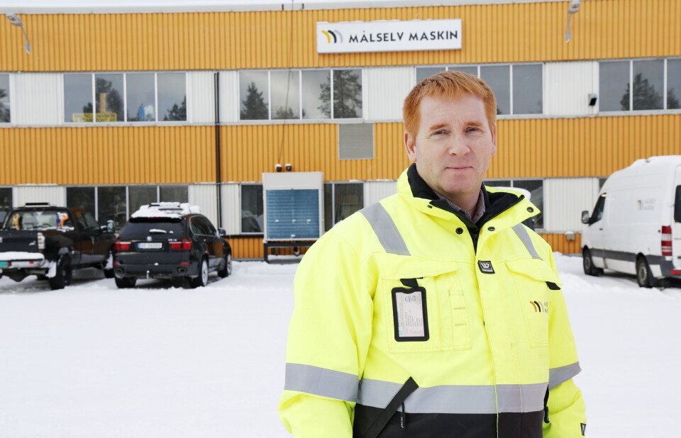 NY DAGLIG LEDER: Erik-Anders Helin tok for ett år siden over som daglig leder i Målselv Maskin. Foto: Klaus Eriksen