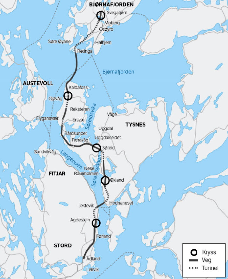 Ny E39 Stord-Os.