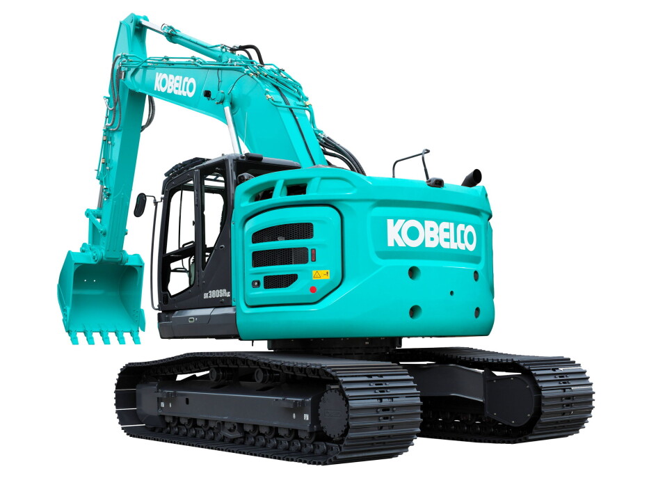 Kobelco lanserer SK380SRLC som er den strste korthekk beltegraveren til produsenten.
Foto: Kobelco