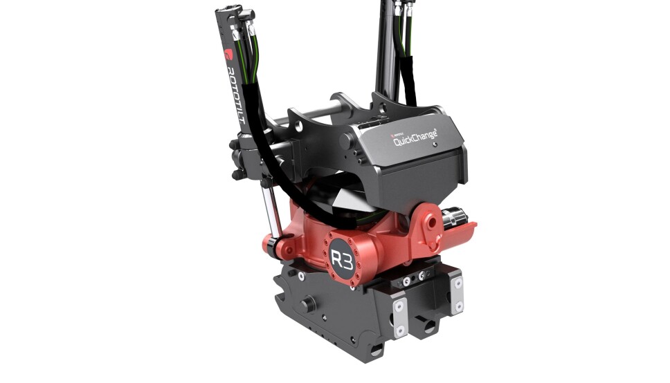 NYHET: Med lanseringen av QC45-4 og QC45-5 kan Rototilt tilby helautomatiske hurtigkoblingssystemer til kompakte maskiner.