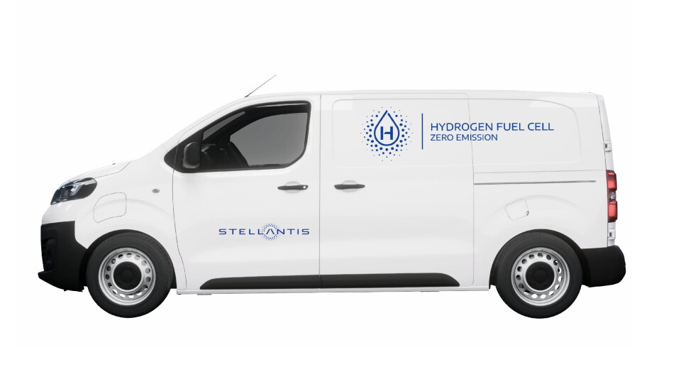HYDROGEN: Den nye hydrogenvarianten av Citroen Jumpy, Opel Vivaro og Peugeot Expert er bygd på den samme plattformen som de batterielektriske variantene.