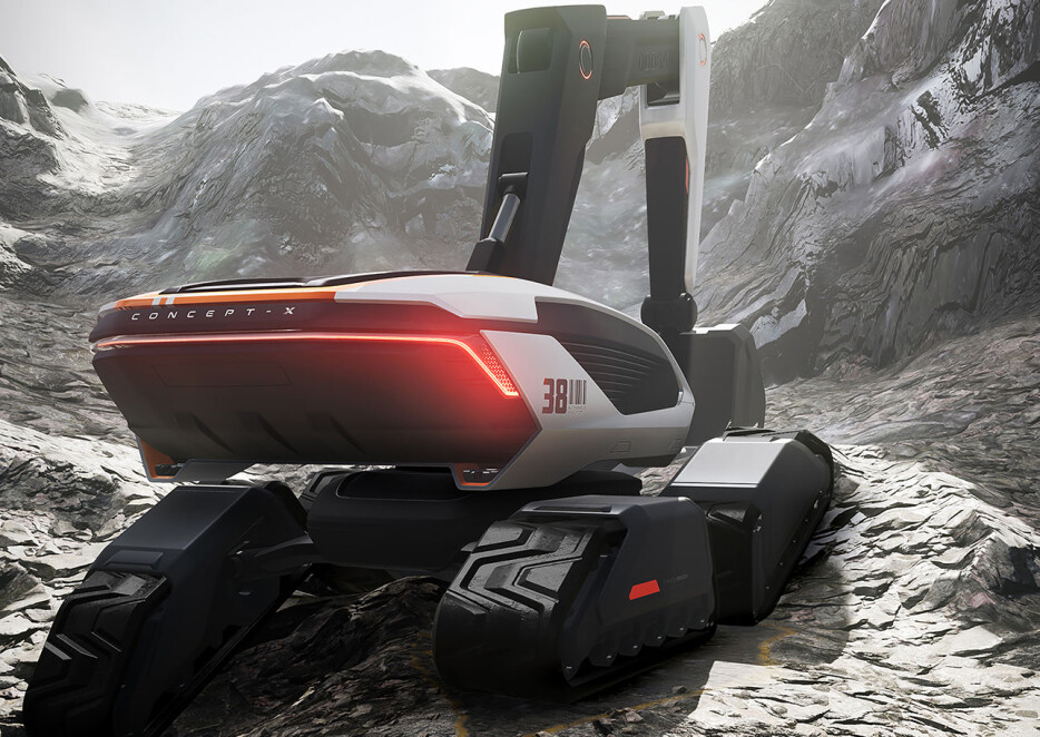 Doosan Consept X 38 gravemaskin.