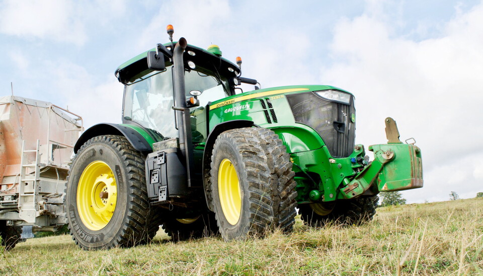 UTVIDER: Michelin «kikstarter» sesong med hele fem nye RoadBib traktordekk. Foto: Michelin