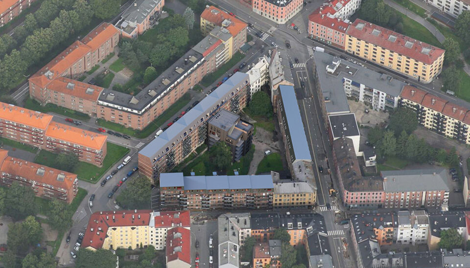 AF Gruppen har inngått avtale med Fredensborg Bolig om bygging av 38 leiligheter på Grünerløkka i Oslo sentrum. Ill. Derlick Arkitekter