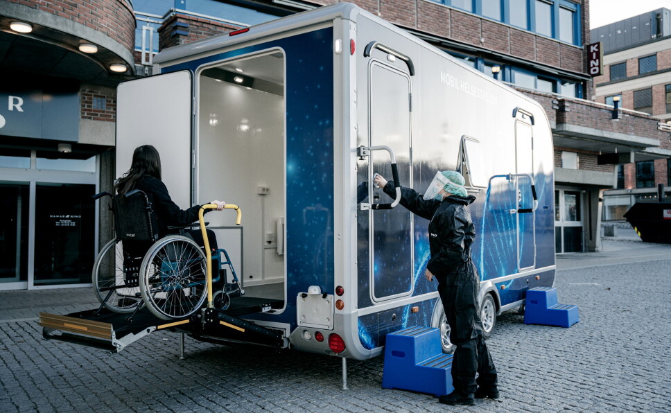 NYHET: Ifor Williams presenterer en spesialhenger som er mobil teststasjon, nå aktuell under covid-19-pandemien. Foto: Ifor Williams