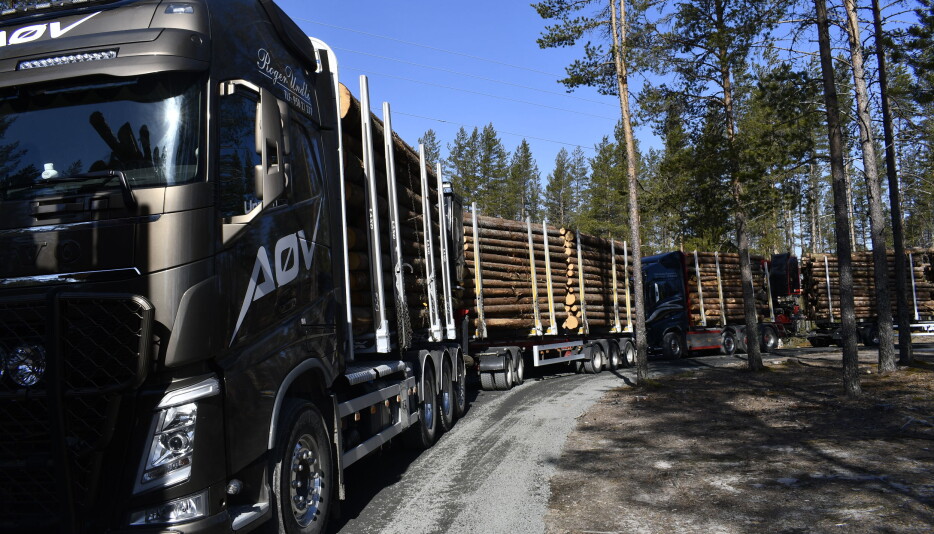 Ulike kombinasjoner av bil og henger ble testet på Finnskogen.