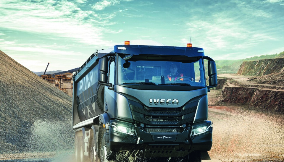 KRAFTIG: Iveco T-Way er designet for å utføre de virkelig tøffe oppgavene.