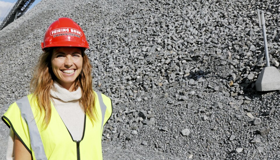 Margrethe Ollendorff, ansvarlig for innovasjon og forretningsutvikling og medeier i Feiring Bruk AS, tilbyr fra høsten 2021 både steinprodukter og biogass ved anlegget i Lørenskog.