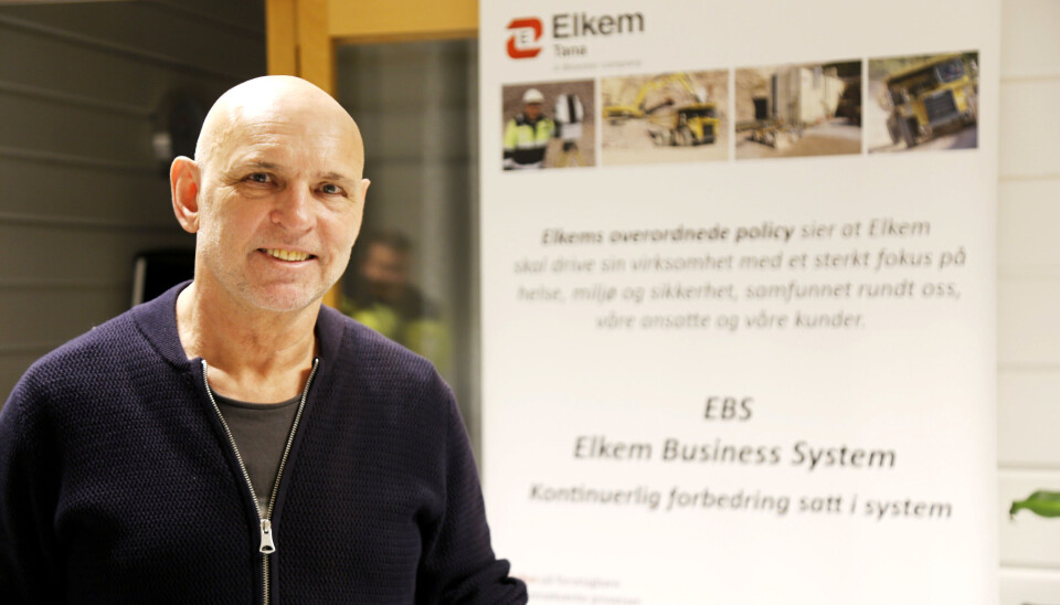 DAGLIG LEDER: Rune Martinussen er daglig leder for Elkem i Austertana.