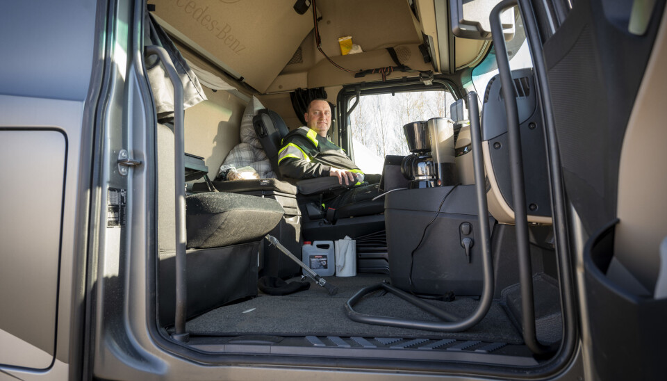 PLASS: God plass inne hytta var en viktig faktor for Ronny Andersen.