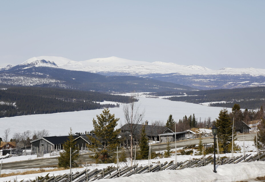 IDYLL: Dovrefjell har kanskje hevd på navnet «Norges Tak», men Gålå er ikke langt unna! Her bygges det mange nye hytter. Foto: Klaus Eriksen
