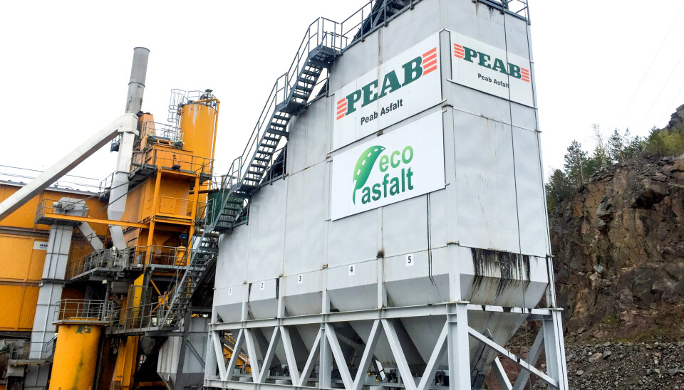 Peab Asfalts første ECO-asfaltverk i Norge ligger i Tønsberg, og startet produksjonen av ECO-asfalt onsdag 5. mai 2021.