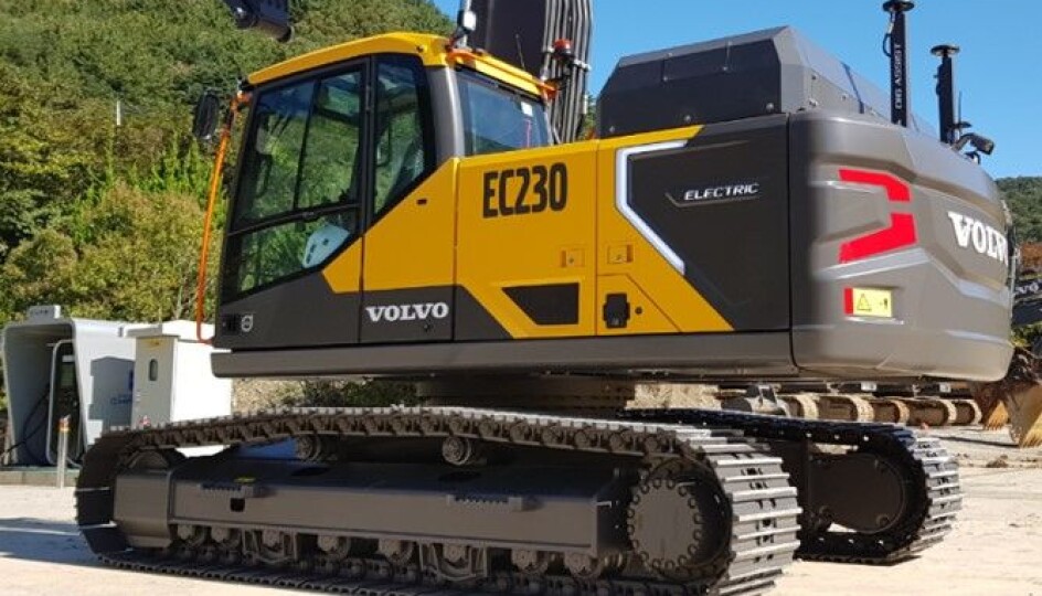 Elektriske Volvo EC230 Electric-maskiner er blant maskinene i den nye avtalen.