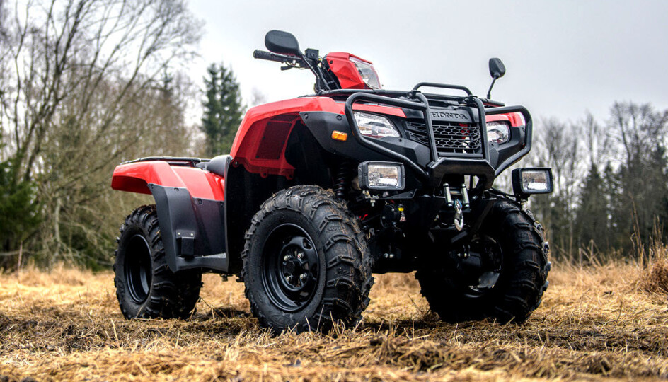 Toppmodellen Honda 520 FA6 har blant annet DCT-kasse, full sperre på fremaksel og nytt design.