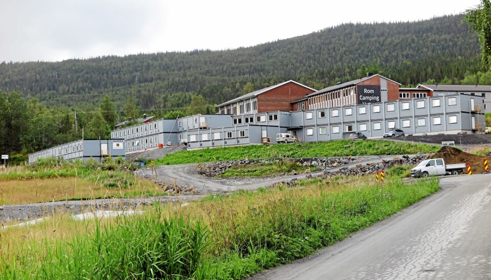 DYRT: Riggkostnadene er vesentlige på store prosjekter. Her fra utbyggingen av E6 Helgeland Sør og brakkeriggen til Skanska. Foto: Bjørn E. Eriksen