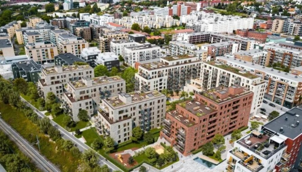 AF Gruppen skal bygge leiligheter for Eiendomsplan og USBL på Løren i Oslo.
