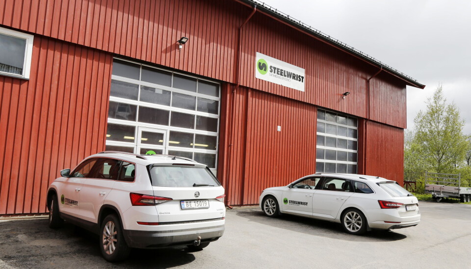 FANT TIL SLUTT: Selskapet fant til slutt lokalene på 390 m2, med to kjøreporter, etter mange års leting. Foto: Klaus Eriksen