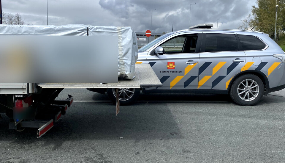 Det var ikke innafor å kjøre slik.