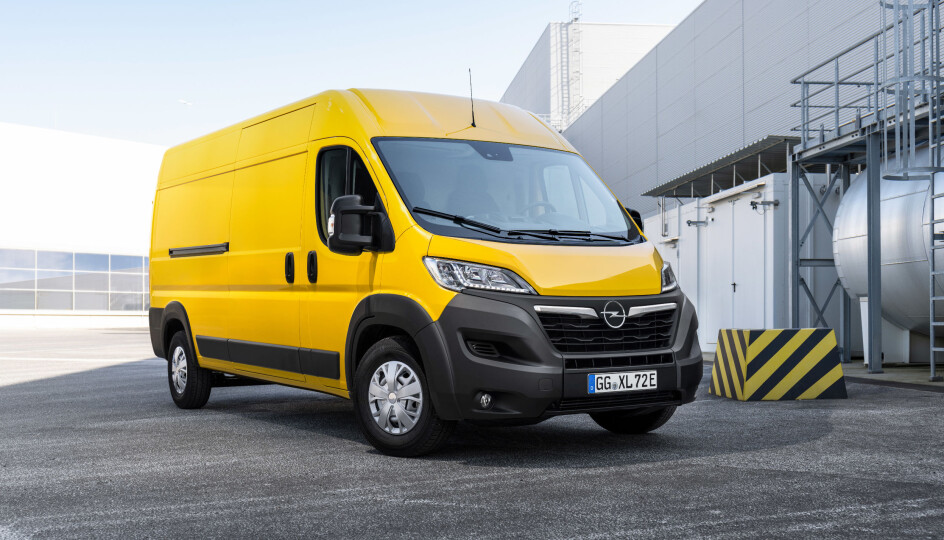 Nye Opel Movano-e blir tilgjengelig fra årsskiftet 2021/2022.