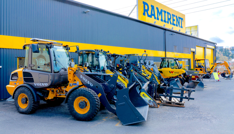 Ramirent bygger nå opp en bærekraftig utstyrsflåte «med tanke på energi og ressurseffektivitet, livstid og forebygging av forurensning».