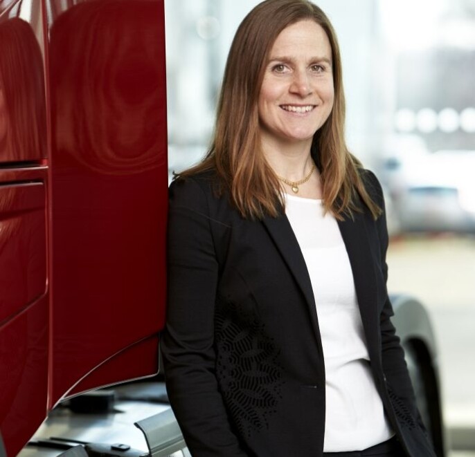 Anna Wrige Berling, trafikk- og produktsikkerhetsdirektør i Volvo Trucks. Anna Wrige Berling, trafikk- og produktsikkerhetsdirektør i Volvo Trucks.