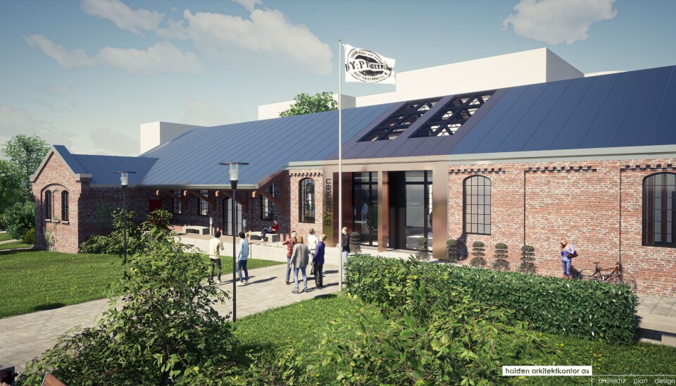 Halden godshus er møteplass og arena for de fleste tilbud og aktiviteter Kirkens Bymisjon i Halden arrangerer. Nå skal bygget rehabiliteres. Illustrasjon: Halden Arkitektkontor.