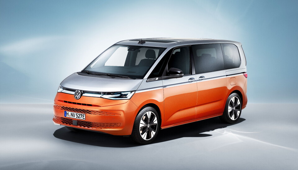 SHUTTLE: Nye VW Multivan, eller T7 blir et kjøretøy for persontransport.