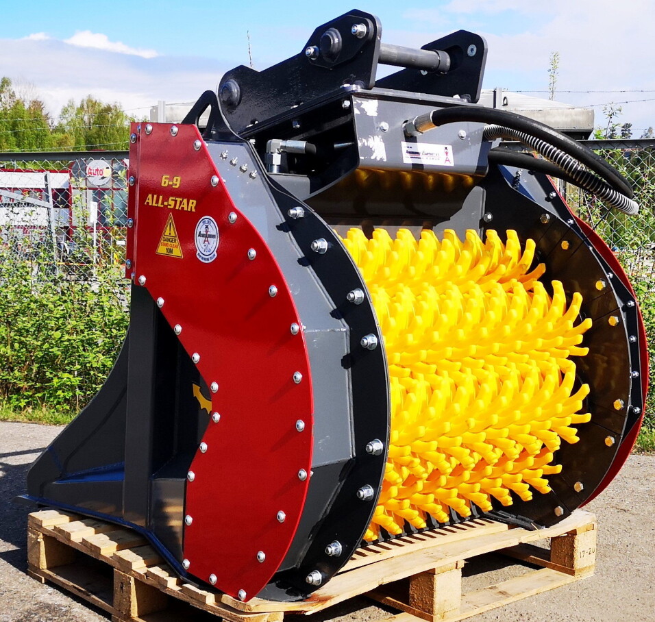 Ankerlkken Equipment har ftt agenturet p Difco All-Star sikteskuffer for gravemaskiner. Mai 2021Foto: Ankerlkken