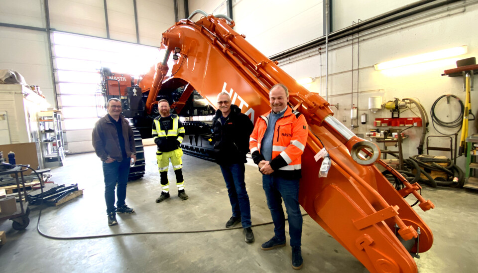 Fra venstre: Jostein Ytreland (V&S), Frode Gundersen (V&S), Bjarne Bøe (Nasta) og Vegard Gultvedt (Nast).