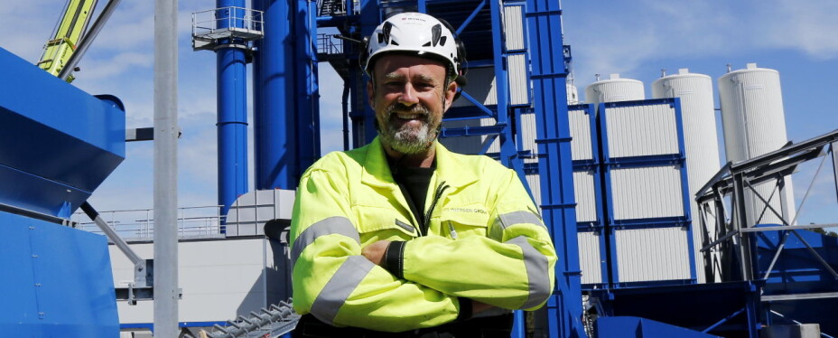 STORT: Wirtgen Norway-selger Thore Kristian Aasly har ansvaret for Benninghofen. Foto: Klaus Eriksen