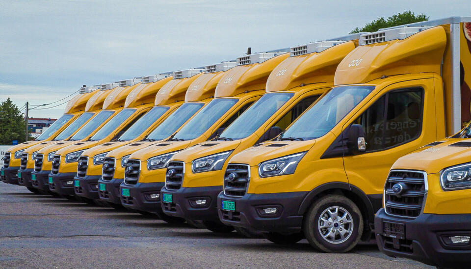 Oda kjøper 49 stk. Ford Transit varebiler