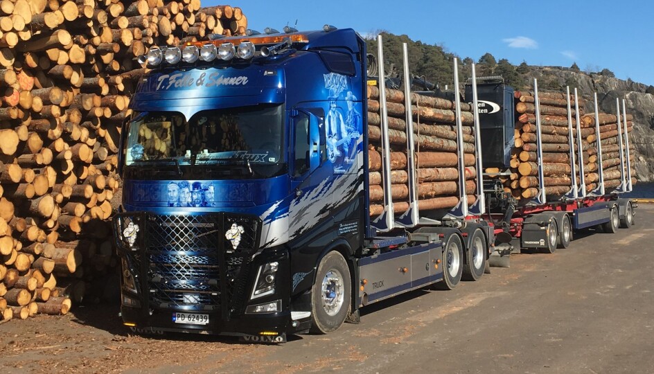 Skandinavias tøffeste Volvo FH16 tilhører T. Felle & Sønner i Telemark.