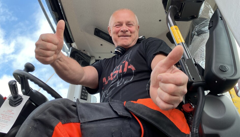 - Midi-segmentet er etterlengtede vektklasser for mange av våre kunder, sier Knut Gaarde, teknisk sjef hos forhandler Nasta. Han gir to tomler opp for de nye serie-7-maskinene fra Hitachi i dette segmentet. De ankommer Norge denne høsten.