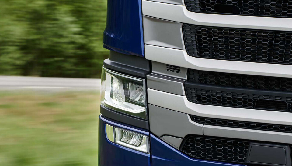 Scania har ikke noe ønske om å gå ut med bildedetaljer om de kommende nyhetene nå, så dette bildet er alt som er lagt ved pressemeldingen fra Scania.