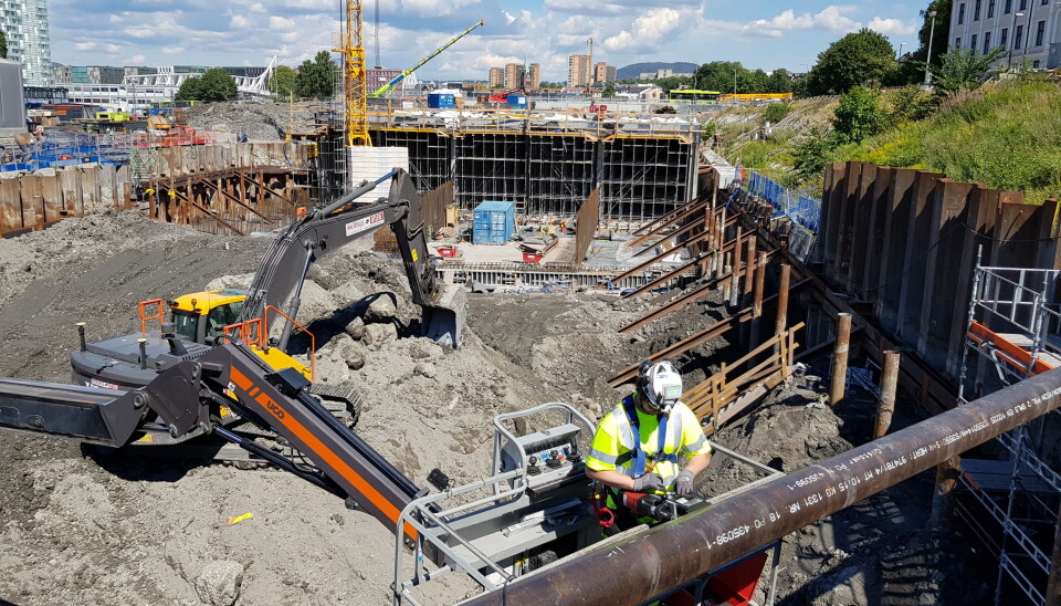 Cautus Geo har lang fartstid på Follobaneprosjektet. Bilde fra overvåking på Innføring Oslo S, fra Ekebergåsen, gjennom Middelalderparken og inn på stasjonsområdet som startet i 20216. Cautus Geo har lang fartstid på Follobaneprosjektet. Bilde fra overvåking på Innføring Oslo S, fra Ekebergåsen, gjennom Middelalderparken og inn på stasjonsområdet som startet i 20216.