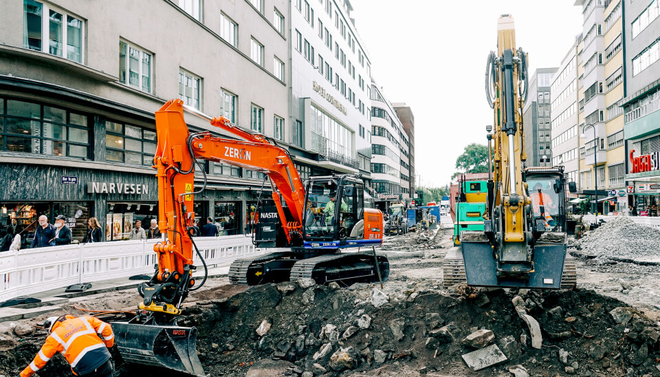Elektrisk drevne gravemaskiner står for en stadig økende del av maskinsalget. MGF har planer om å skille ut utslippsfrie gravemaskiner i en egen statistikk i nær fremtid.