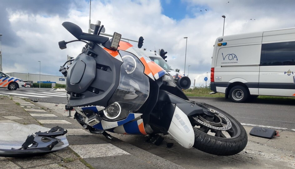 Politimannen som ble kjørt i hjel, kjørte denne motorsykkelen.