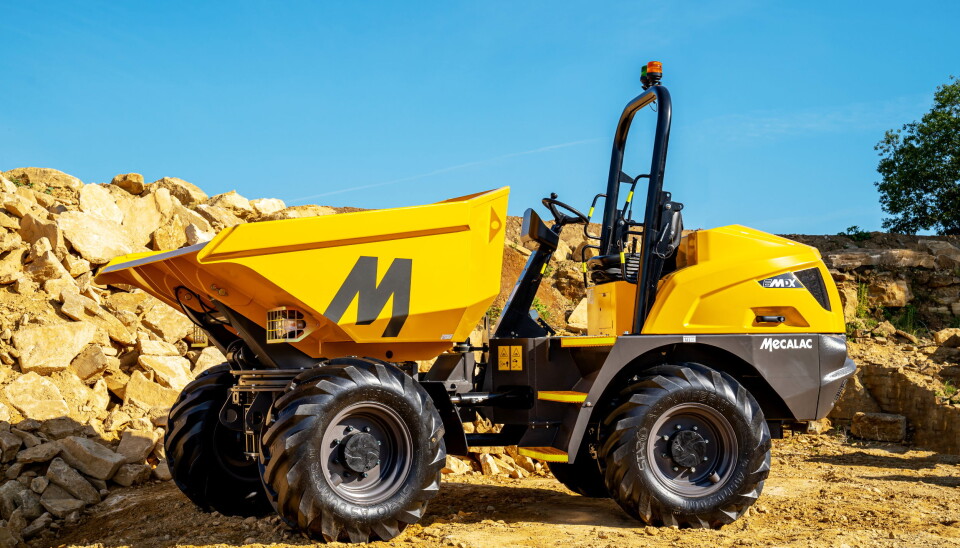 Modellen 6MDX er klar for markedet. Foto: Mecalac