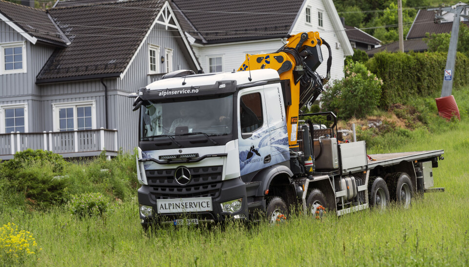 ALPINBAKKE: Det er langt fra alltid at det er en vei opp igjennom alpinbakken slik som her i Lommedalen. Da kommer trekk på alle akslinger godt med.