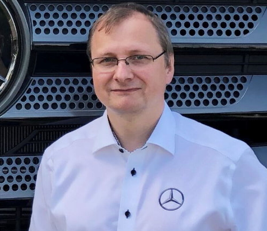 E-MOBILITET: Sebastian Blum er ansatt som leder E-Mobilitet, Bertel O. Steen Lastebil og Buss.