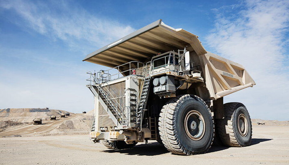 NY TRUCK: Med T274 tetter Liebherr et gap i produktrekken av gruvetrucker som bygges på fabrikken i USA. Foto: Liebherr