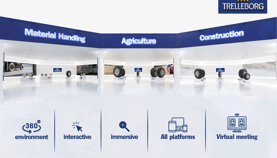 SLIK KOMMER DU INN: Klikk deg inn på: https://virtualshowroom-wheels.trelleborg.com Foto: Trelleborg Wheel Systems