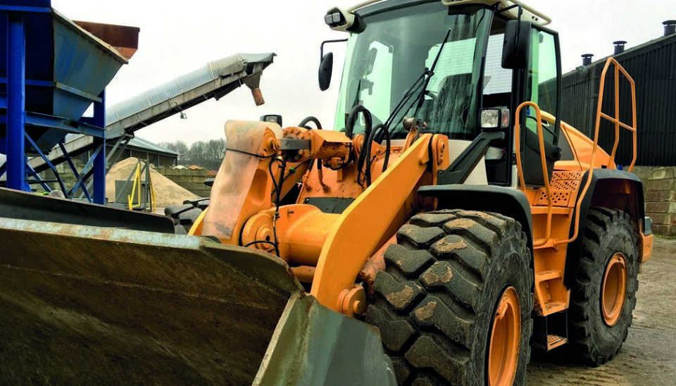 EMR 1051: På en hjullaster. Foto: Trelleborg Wheel Systems