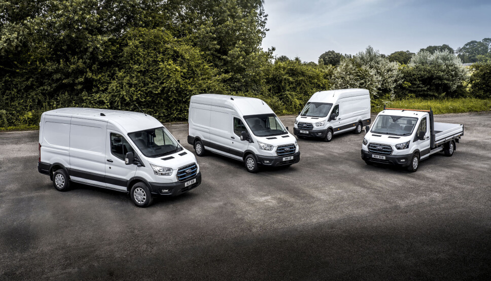 Nå starter snart testing av nye Ford E-Transit i Norge