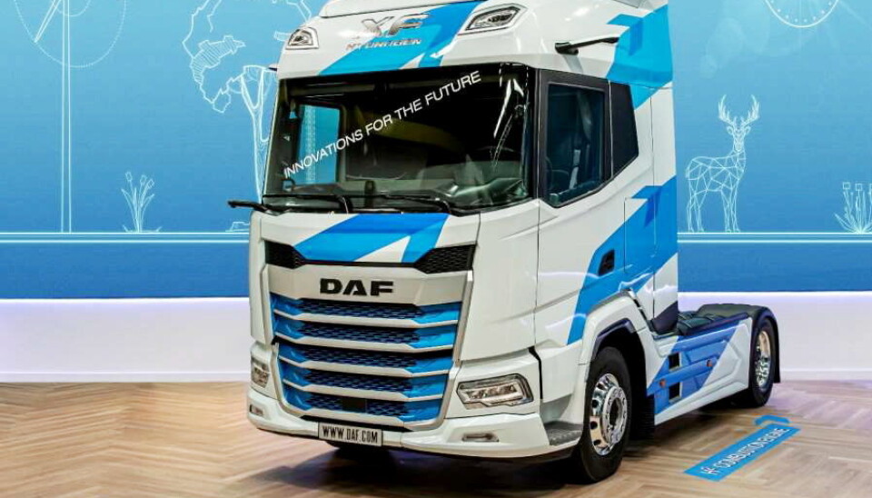 FORBRENNINGSMOTOR: Med hydrogen som energikilde jobber DAF med å utvikle en forbrenningsmotor som er CO2-utslippsfri.