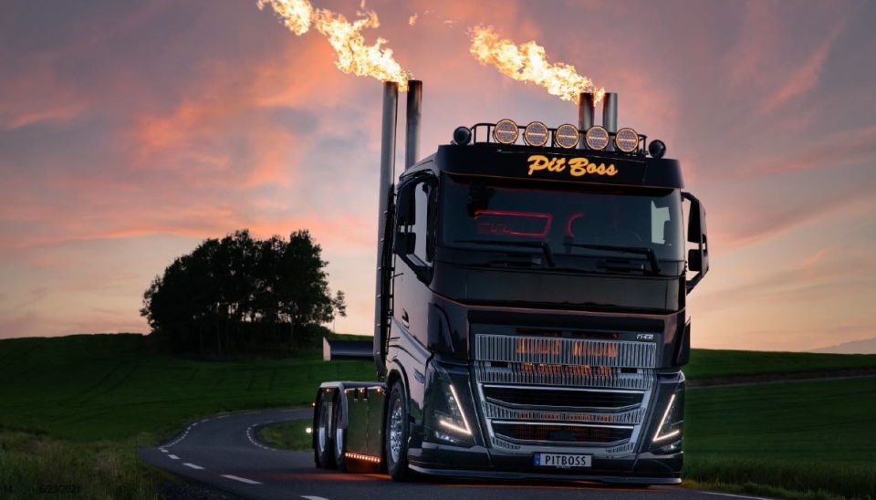 PITBOSS: Volvos spesialgrill blir å finne på Gardermoen fra torsdag av.