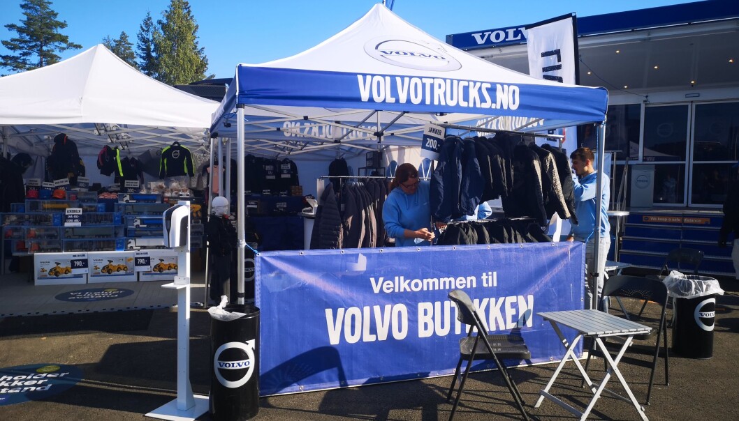 Volvo er massivt på plass. Her bilde fra Volvo-butikken. Volvo er massivt på plass. Her bilde fra Volvo-butikken.