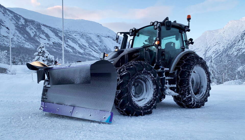 NORGE: Nye Holms PVF-plogen, her under en test i Gaupne i Luster kommune (Vestland). (Foto: Holms AB) Foto: Holms
