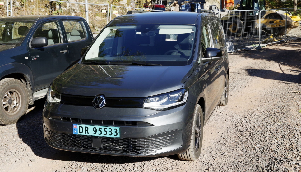 PÅ PLASS: I sommer kom de første eksemplarene av nye Caddy5 med 4MOTION.