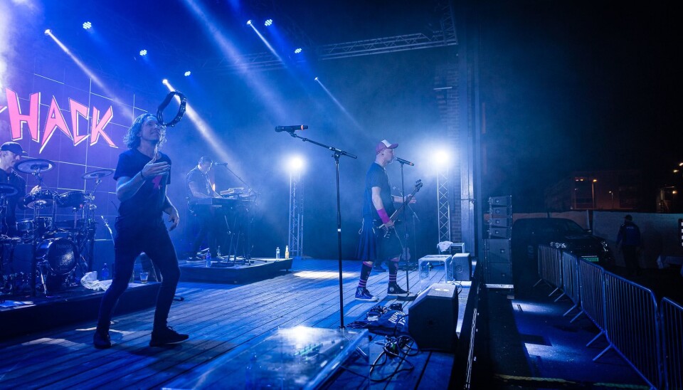 Loveshack i aksjon etter mørkets frembrudd.